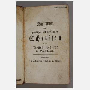 Drei seltene Bücher Belletristik