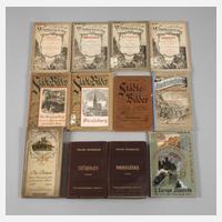 Konvolut historische Reiseführer111