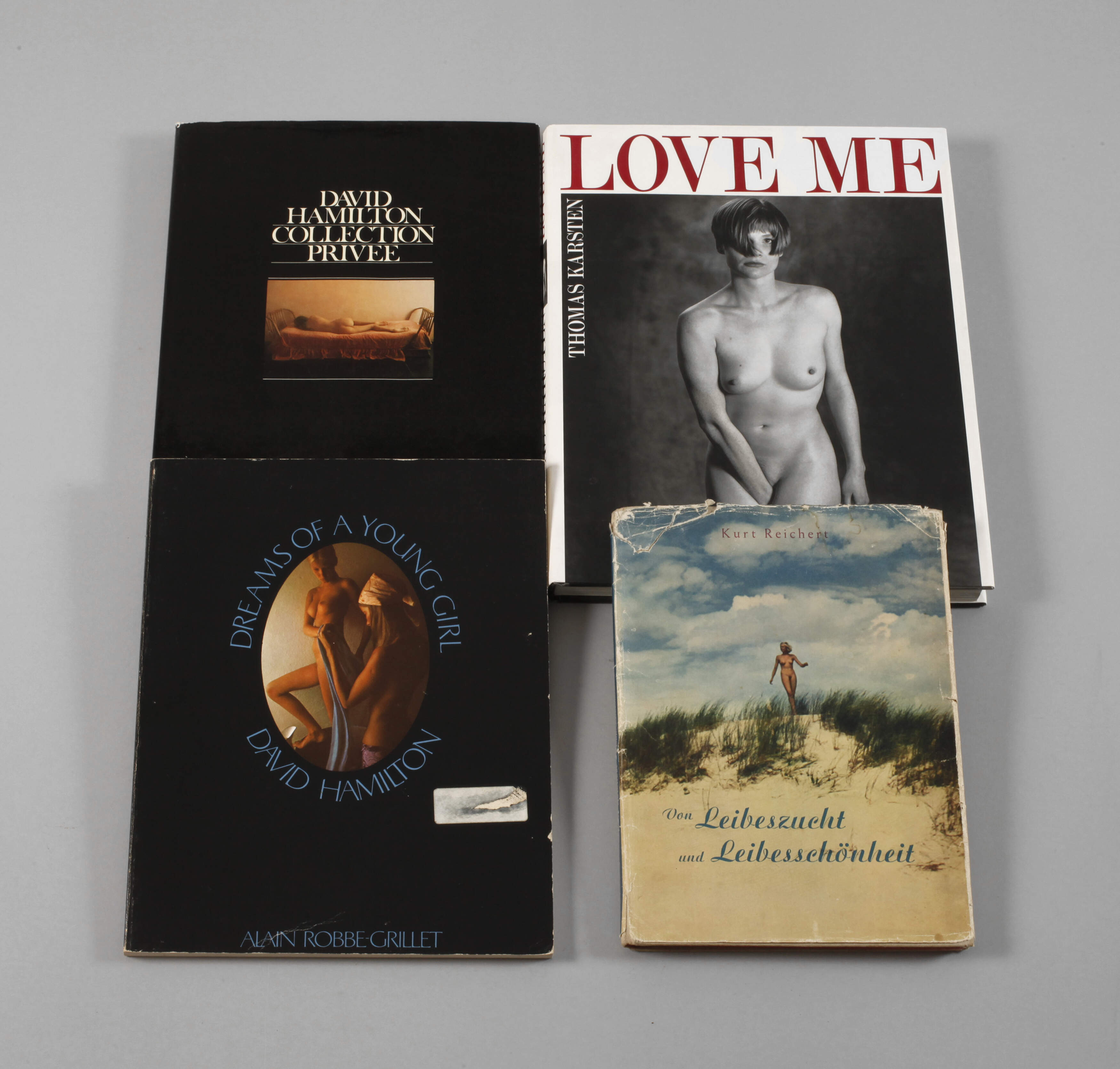 Vier Bücher Aktfotografie