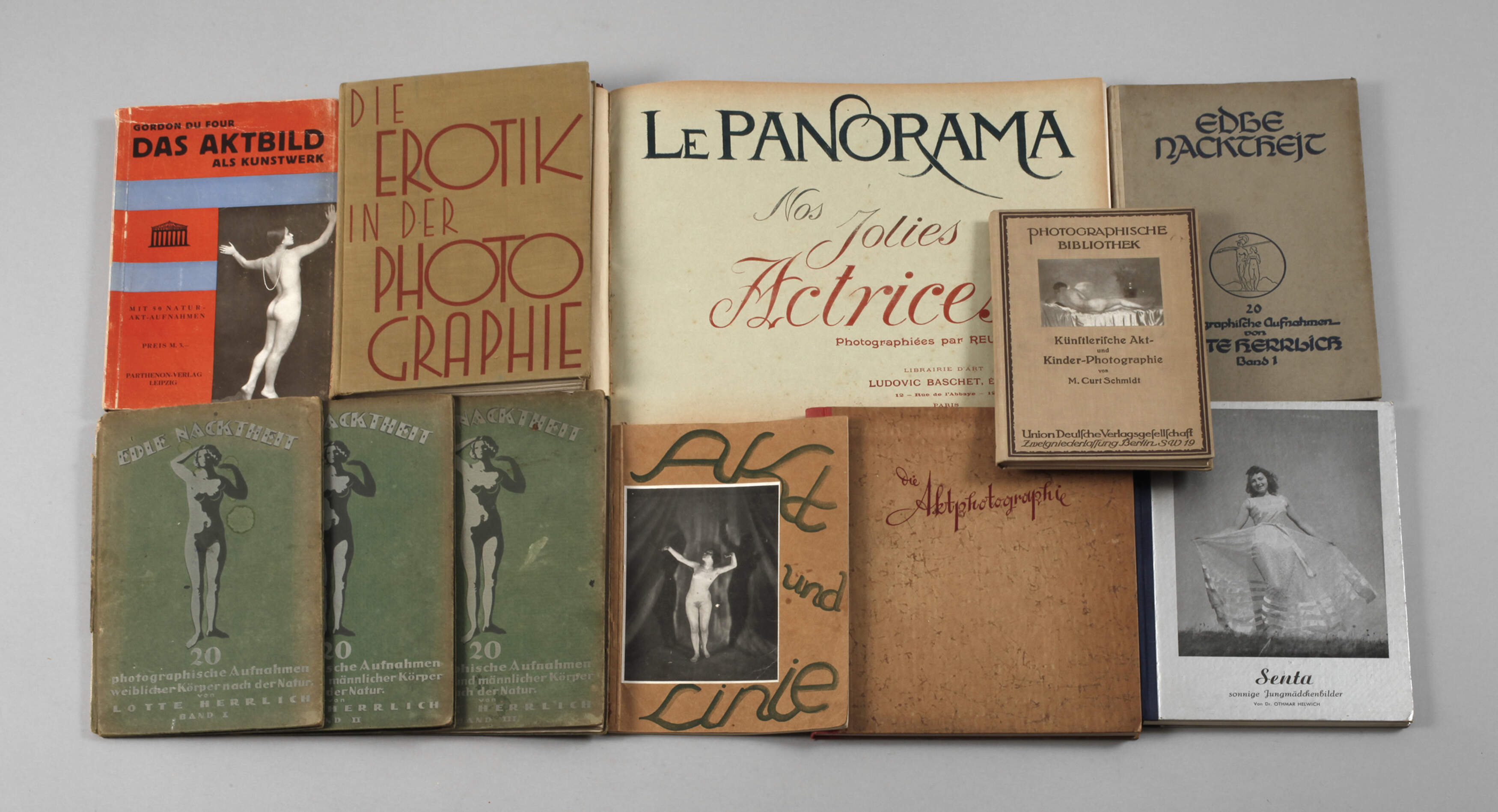 Konvolut Bücher Aktfotografie