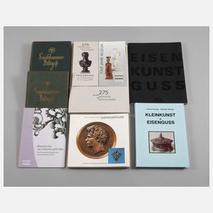 Sieben Fachbücher Eisenkunstguss