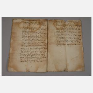 Testament Katharina von Melem, Frankfurt