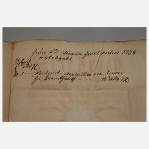 Konvolut historische Dokumente