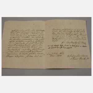 Konvolut historische Dokumente