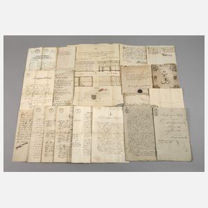 Konvolut historische Dokumente