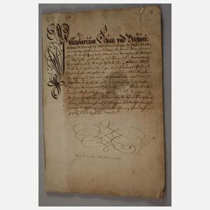 Konvolut historische Dokumente