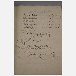 Konvolut historische Dokumente