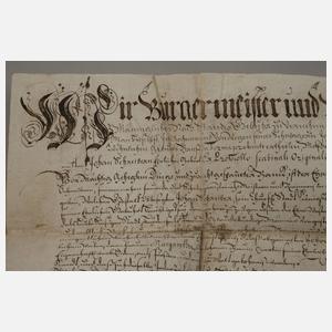 Konvolut historische Dokumente