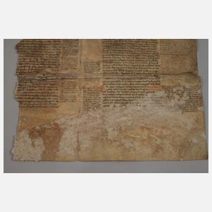 Historisches Dokument