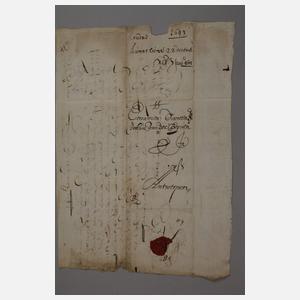 Siegelsammlung und Konvolut alte Handschriften