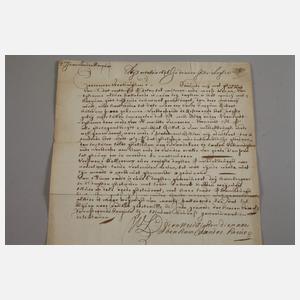 Siegelsammlung und Konvolut alte Handschriften