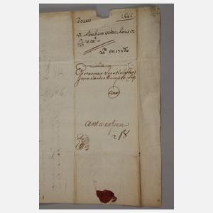 Siegelsammlung und Konvolut alte Handschriften