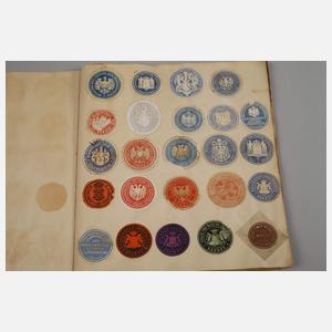 Siegelsammlung und Konvolut alte Handschriften