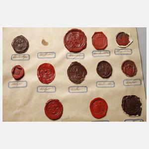 Siegelsammlung von G. Schilplin