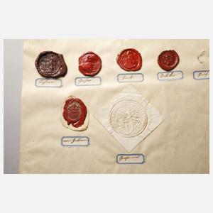 Siegelsammlung von G. Schilplin