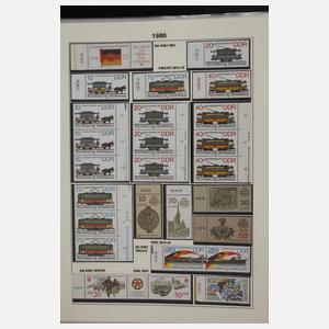 Große Briefmarkenspezialsammlung DDR