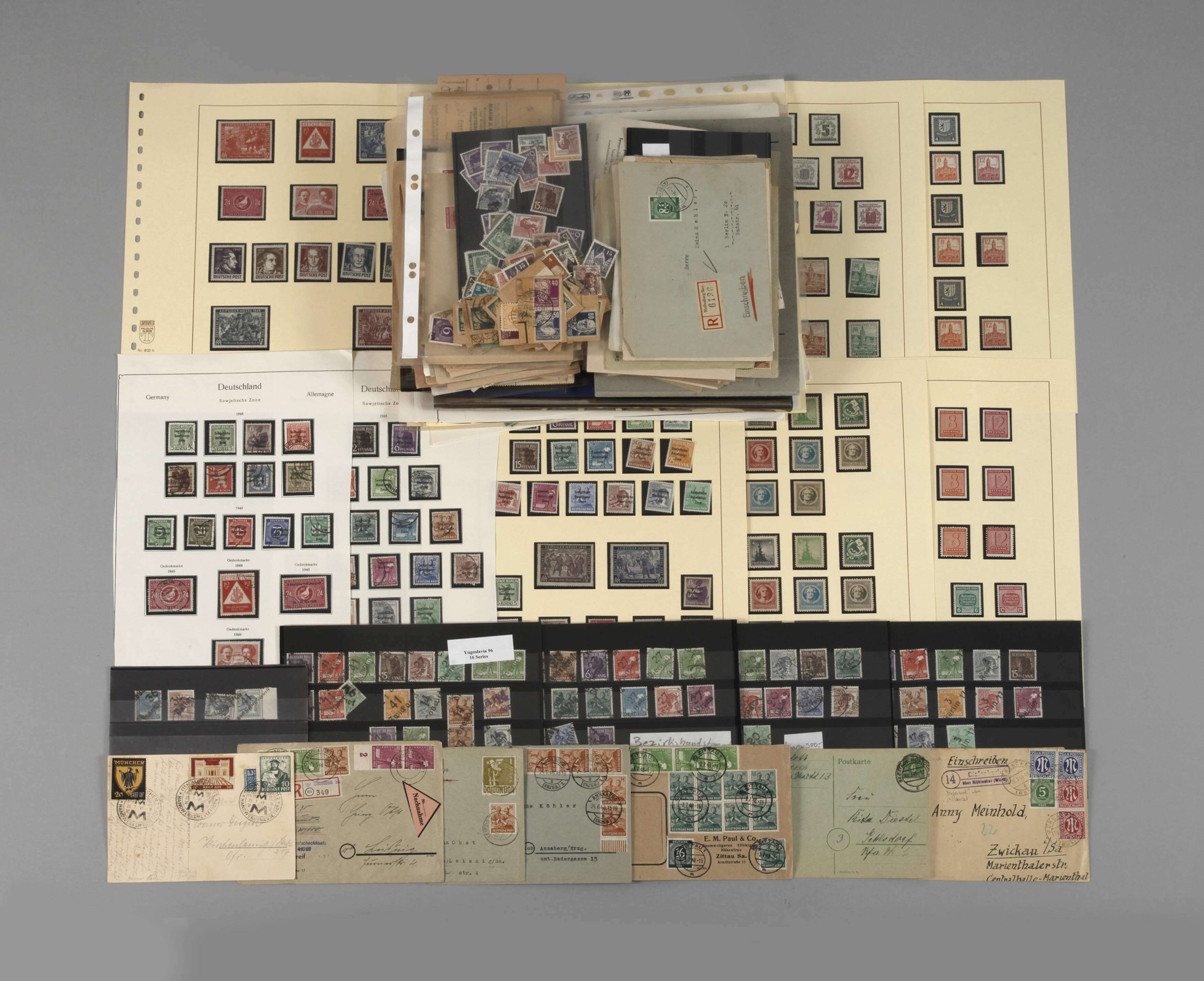 Briefmarkensammlung Sowjetische Besatzungszone