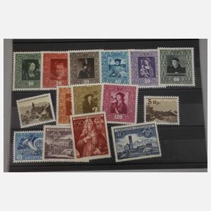 Briefmarkensammlung Liechtenstein