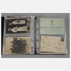 Sammlung Ansichtskarten deutsche Kaiserfamilie