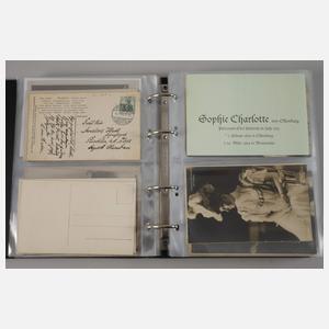 Sammlung Ansichtskarten deutsche Kaiserfamilie