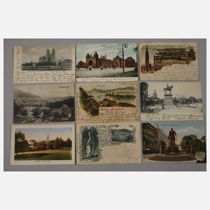 Große Sammlung Ansichtskarten