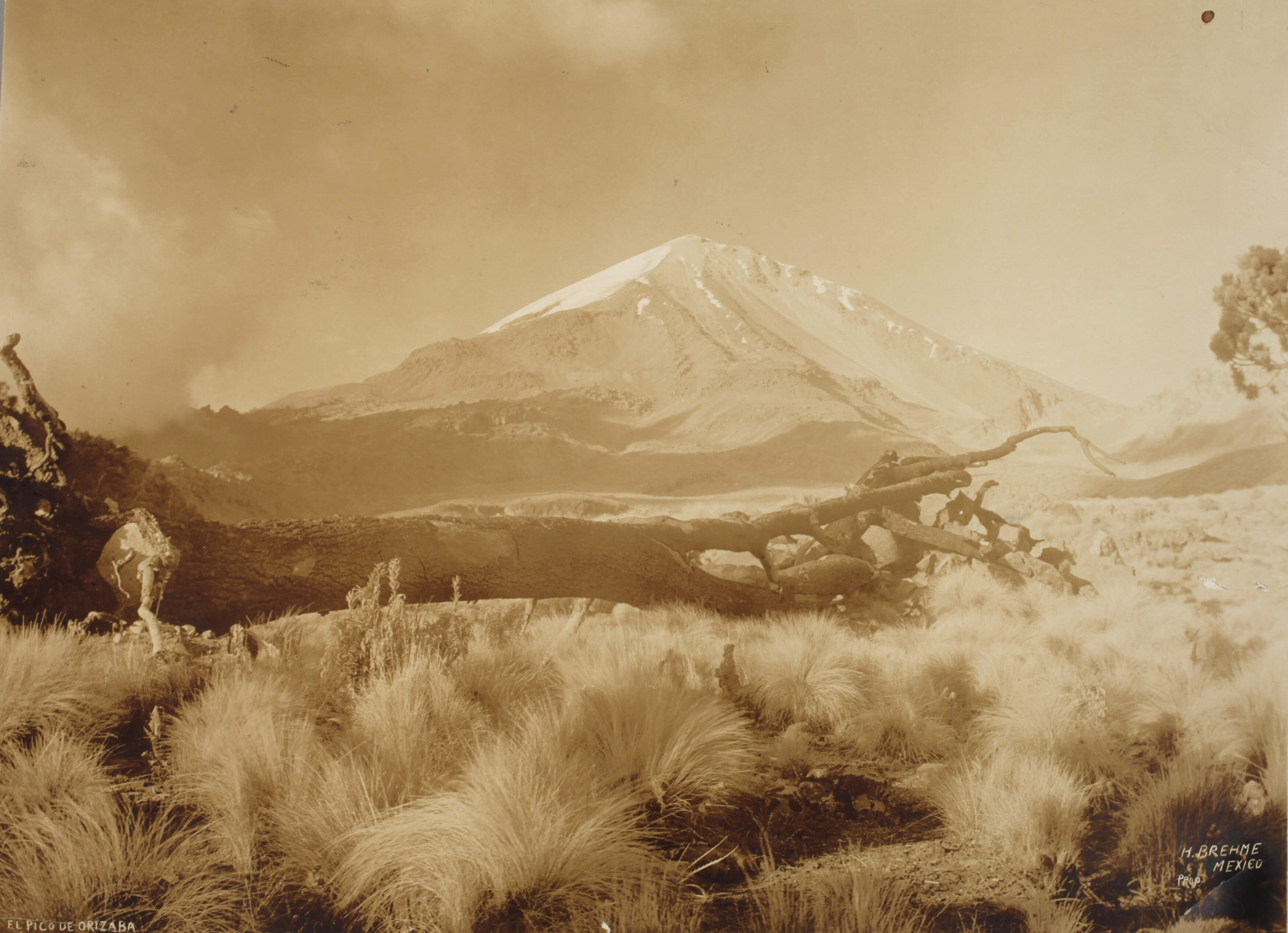 Hugo Brehme, "El Pico de Orizaba"