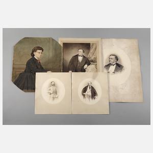 Konvolut Fotos Theodor von Cramer Klett