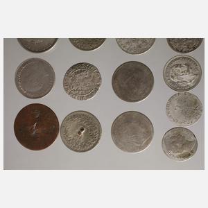 Konvolut historische Münzen
