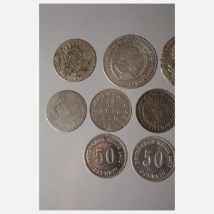 Konvolut historische Silbermünzen