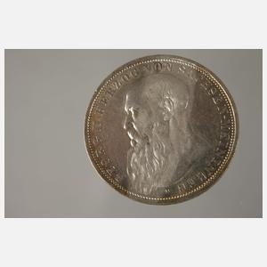 3 Mark Silber Sachsen Meiningen