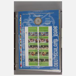 Konvolut Numisblätter DM und Euro