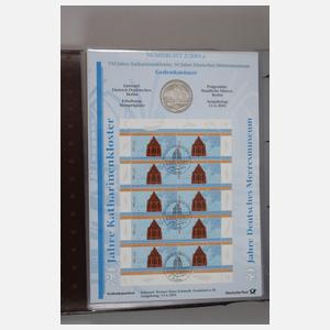 Konvolut Numisblätter DM und Euro