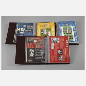 Konvolut Numisblätter DM und Euro