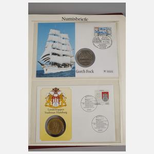 Großes Konvolut Numisbriefe Europa