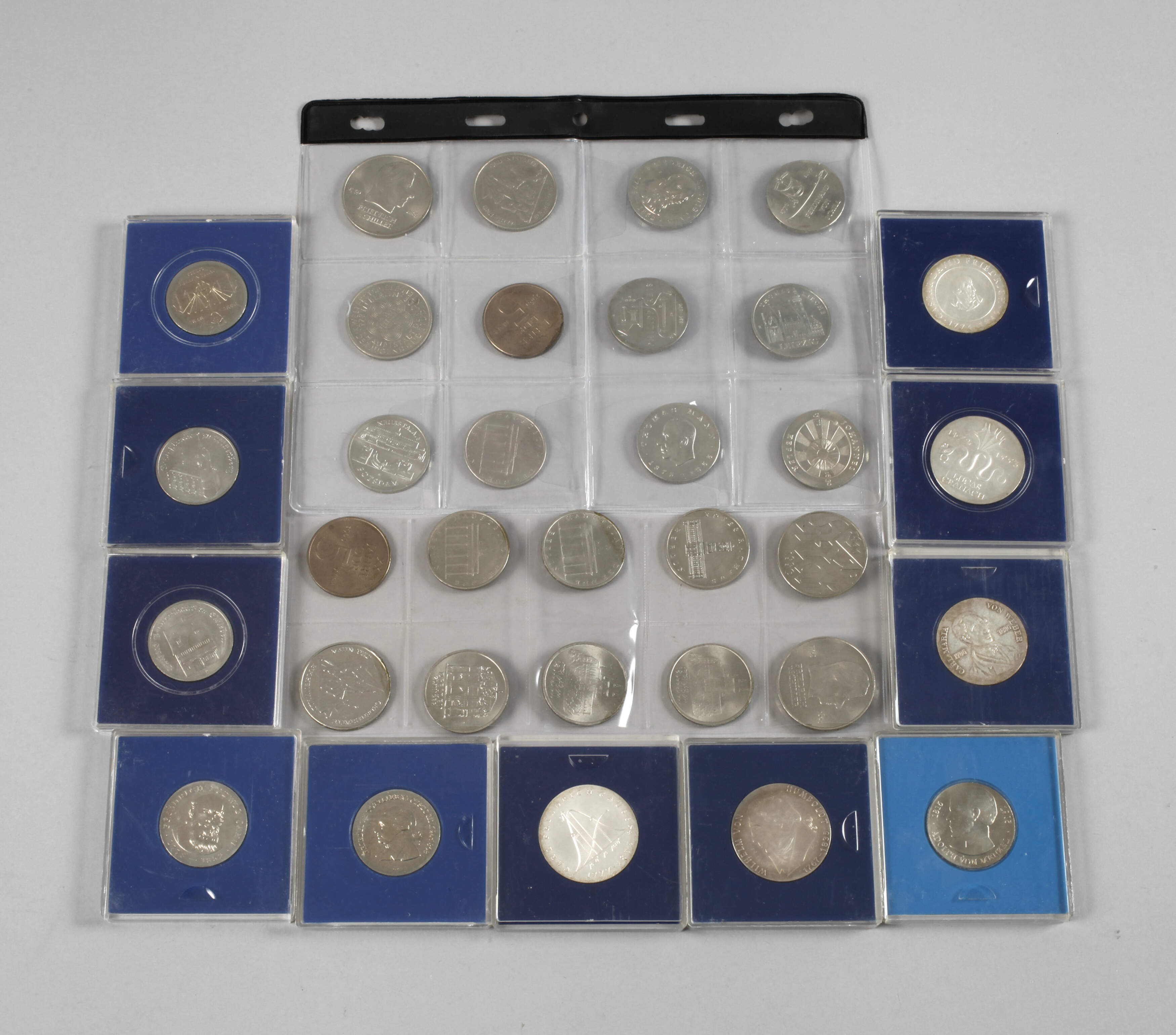 Konvolut DDR-Gedenkmünzen