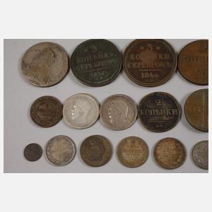 Konvolut Münzen Russland