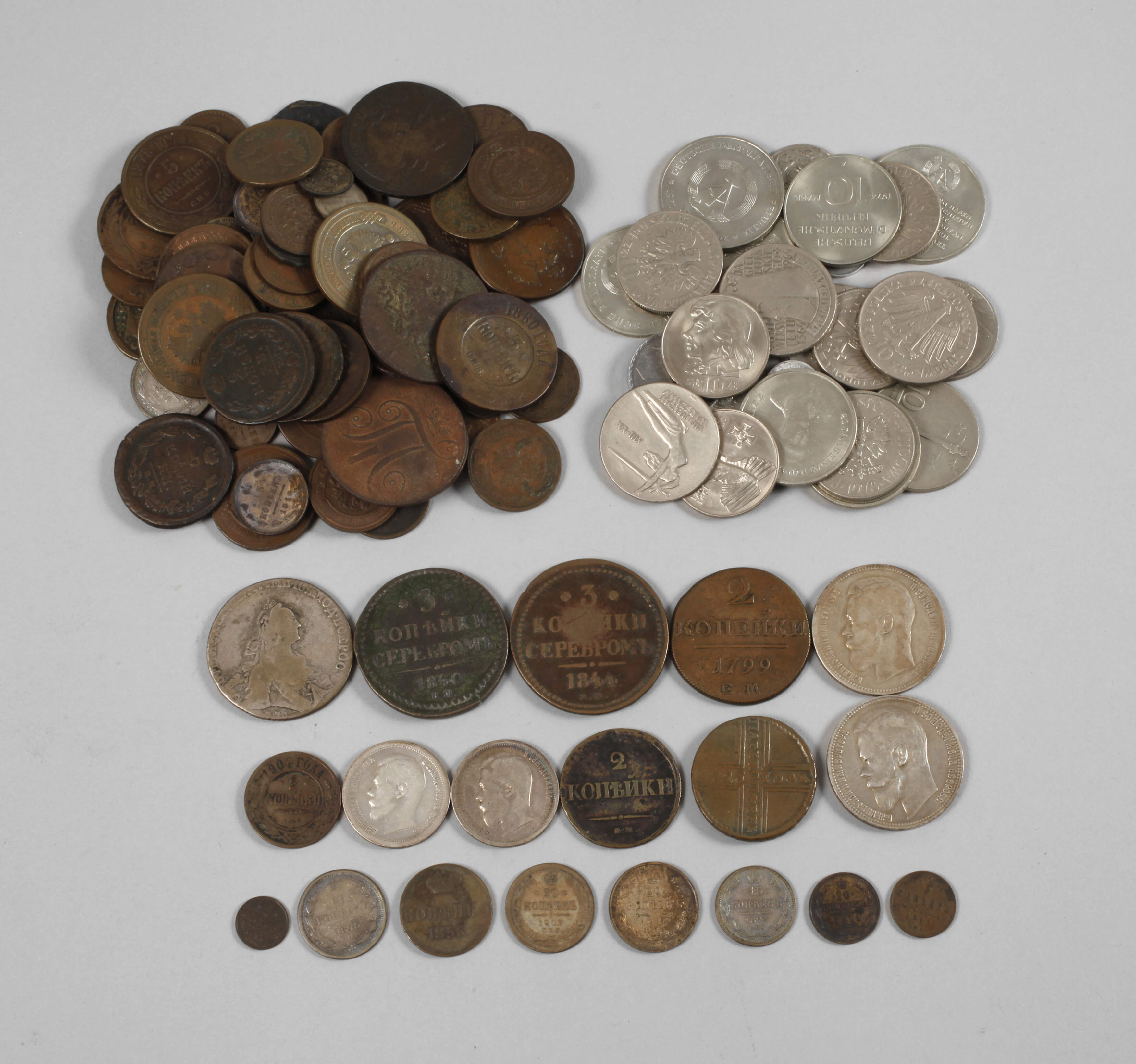 Konvolut Münzen Russland