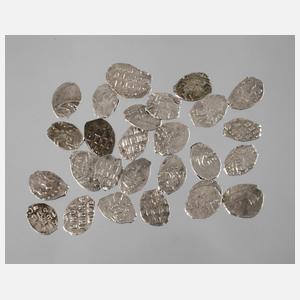 Konvolut Dengi Silber Tropfenmünzen Russland