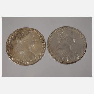 Konvolut Silbermünzen Österreich