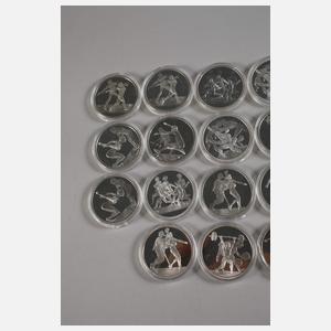 Konvolut Silbermünzen Olympiade Griechenland