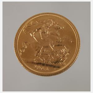 1 Sovereign Gold