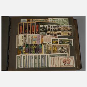 Große Sammlung Notgeldscheine