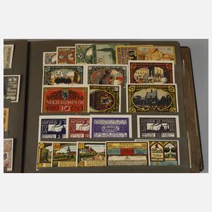 Große Sammlung Notgeldscheine