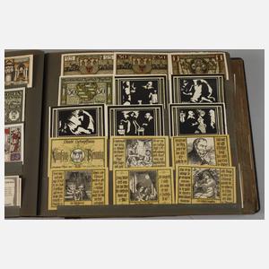 Große Sammlung Notgeldscheine