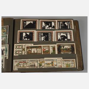 Große Sammlung Notgeldscheine