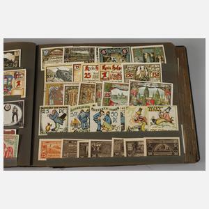 Große Sammlung Notgeldscheine