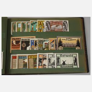 Sammlung Notgeldscheine