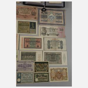 Konvolut alte Geldscheine