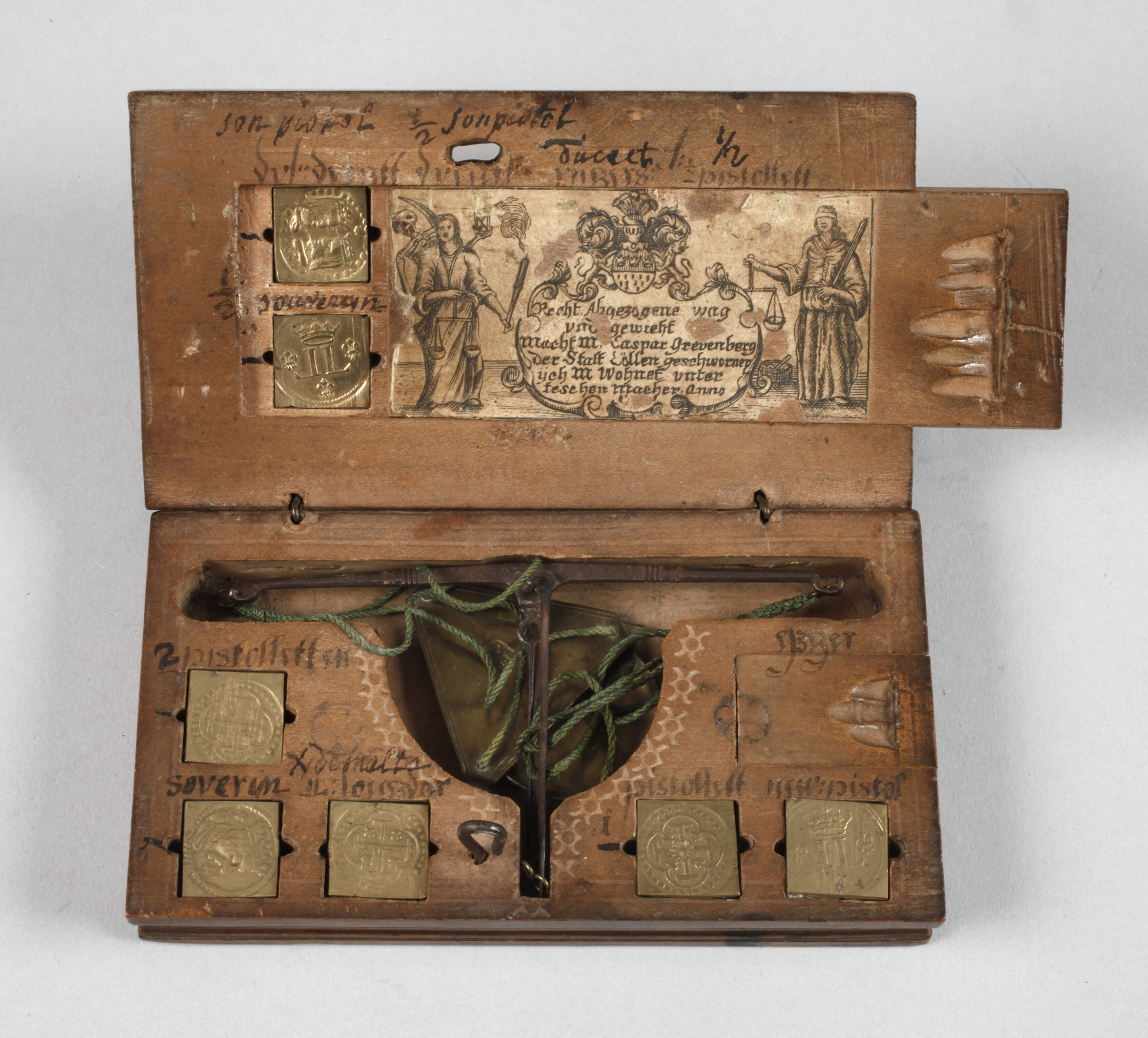 Münzwaage Caspar Grevenberg Köln