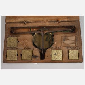 Münzwaage Johannes Kirchen Köln